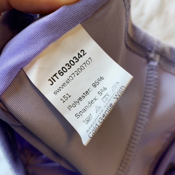 [ shein ] Bustier Style Lavender Crop Top - Picture 8 of 8